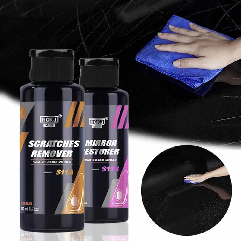 Car Scratch Repair Polishing Wax Paste - HGKJ-S11 車の傷消し研磨ペースト、車体用コンパウンド、塗装補修ワックスクリーム、車体メンテナンス、カーディテーリング用