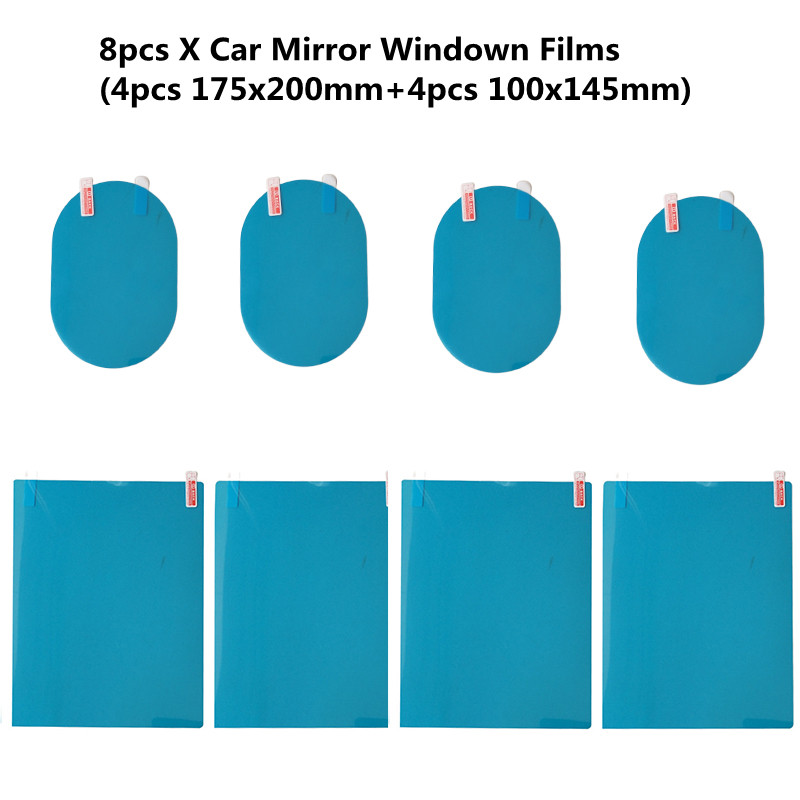 Anti Glare Car Rearview Mirror Film - 車のサイドミラー防水曇り止めフィルム、サイドウィンドウガラスフィルム、雨の日でも安全運転のための視界保護ミラーフィルム