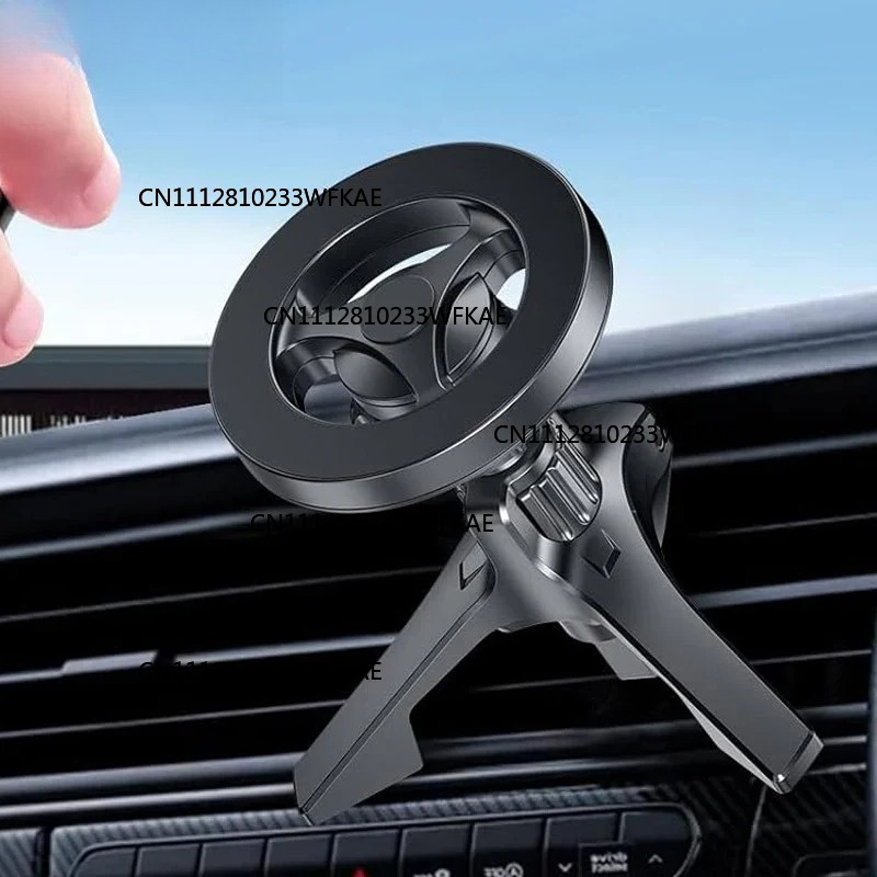 Magnetic Phone Holder For Car Vent - MagSafe対応iPhone 17 Pro Max用、磁石式の車載用スマートフォンスタンド。SamsungやXiaomiのスマートフォンにも対応。車の通気口に取り付けて使用できる。