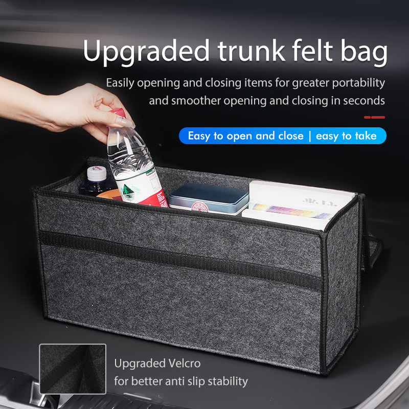 GAC MOTOR 折りたたみ式フェルト製カートランクオーガ - Car Trunk Organizer Foldable Storage Box のレビューと価格