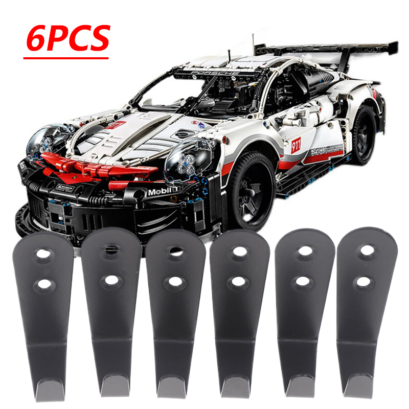 6 ピース/ロット商品壁掛けフック MOC テクニック F1 - Car Care のレビューと価格