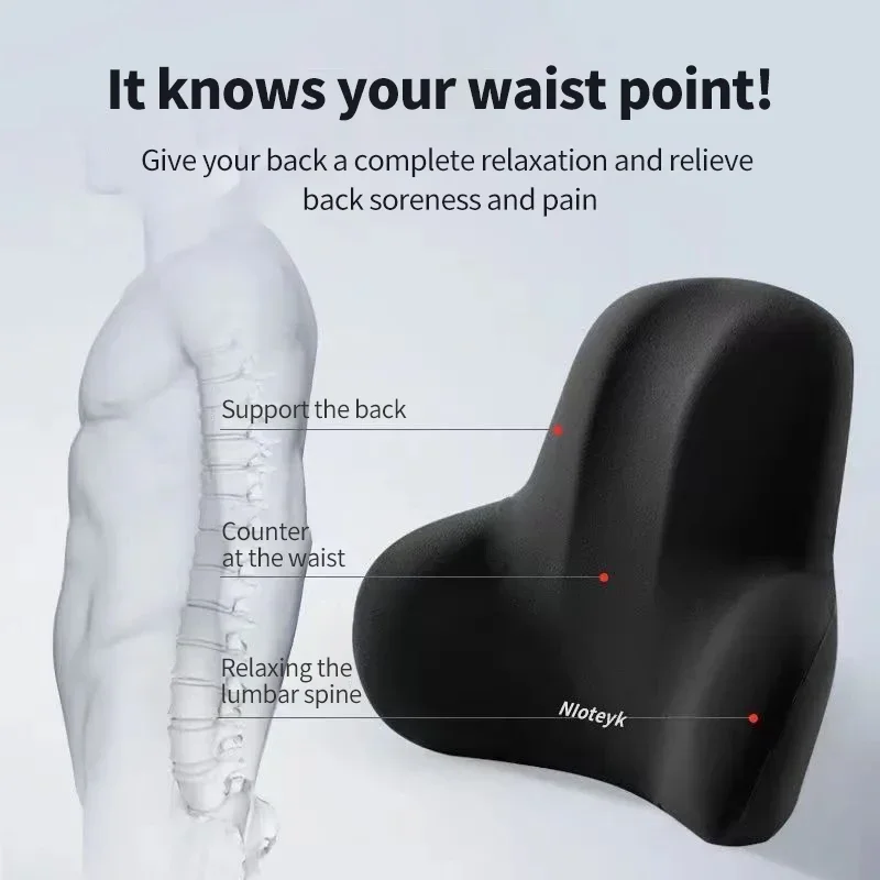メモリーフォームカーネッククッション、ランバーサポート、ユニ - Memory Foam Car Neck Pillow Lumbar Support のレビューと価格