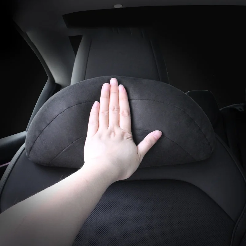 テスラ モデルY/3用 車載ネックピロー ヘッドレスト ラン - Memory Foam Car Neck Pillow Lumbar Support のレビューと価格
