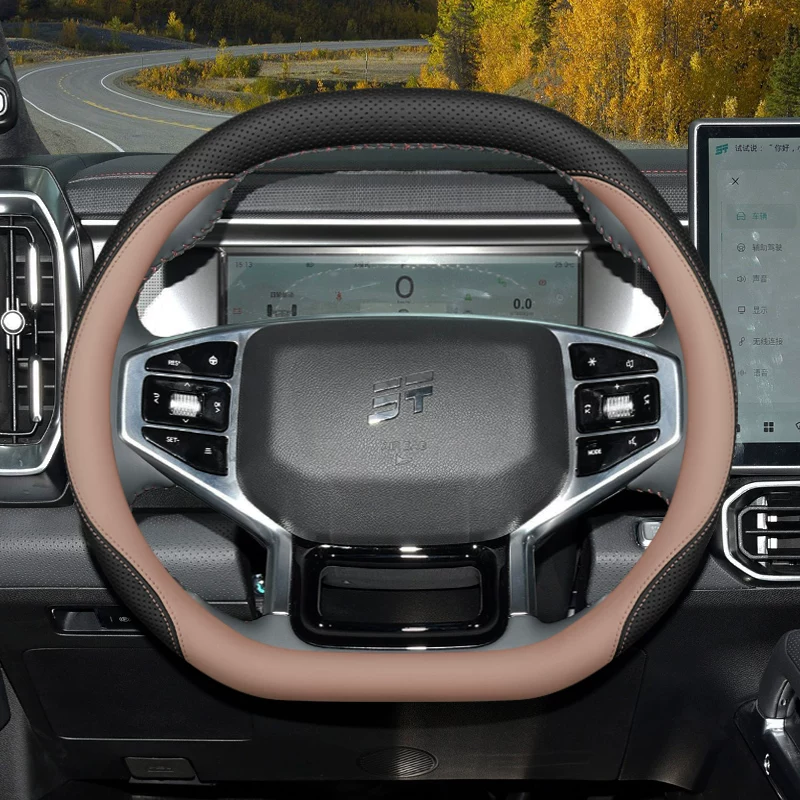 2026年 ジェットール ダッシング T1 T2用 高級ステ - Car Steering Wheel Cover Anti Slip Breathable のレビューと価格
