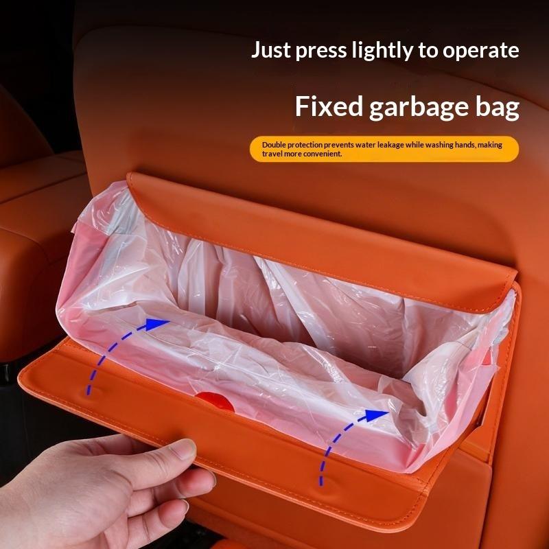 車用ゴミ箱 防水 磁気式吊り下げ式 隠し収納バッグ 車の後部 - Waterproof Car Trash Can With Lid のレビューと価格