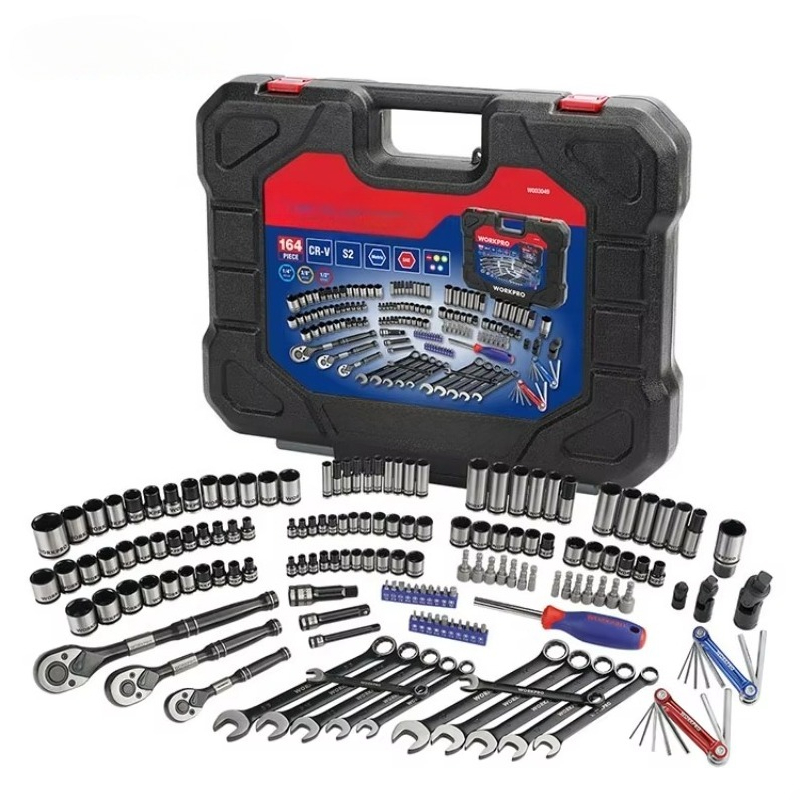 164ピースPCメカニックツールボックスセット 1/4インチ - Auto Repair Tools のレビューと価格
