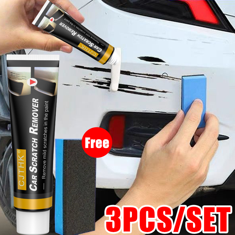 車のスクラッチリムーバーペイントケアツール自動スワールリムー - Car Scratch Repair Polishing Wax Paste のレビューと価格