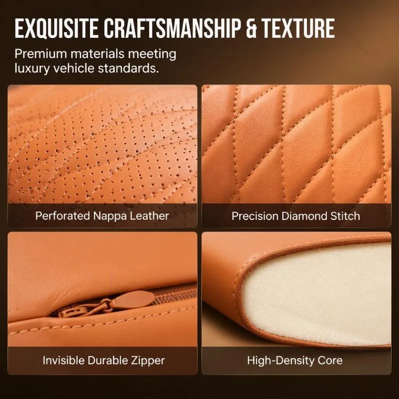 ユニバーサル対応 車用ヘッドレスト ランバーサポート ピロー - Memory Foam Car Neck Pillow Lumbar Support のレビューと価格