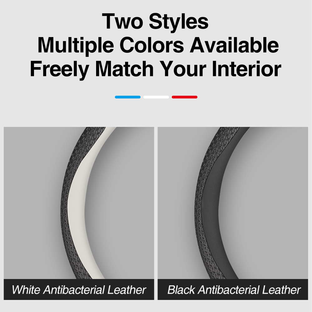 Heenvn 36cm 車用ステアリングホイールカバー レザ - Car Steering Wheel Cover Anti Slip Breathable のレビューと価格