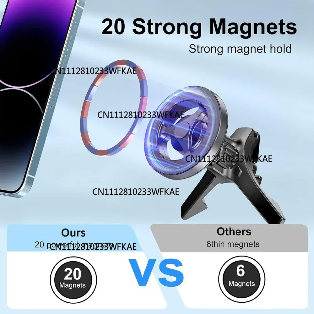 MagSafe対応iPhone 17 Pro Max用、磁石 - Magnetic Phone Holder For Car Vent のレビューと価格