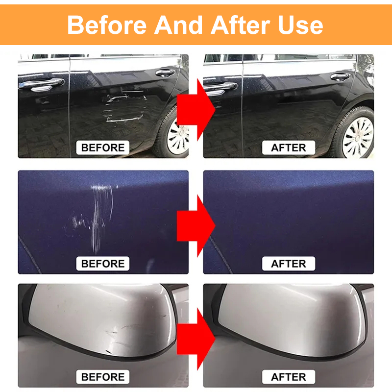 車のスクラッチリムーバーペイントケアツール自動スワールリムー - Car Scratch Repair Polishing Wax Paste のレビューと価格